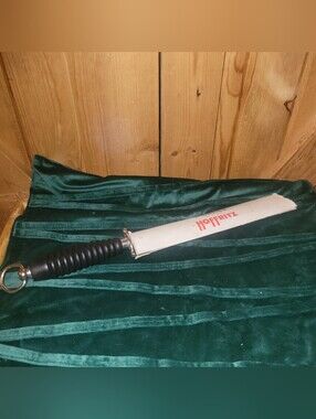 Vtg Sabatier Hoffritz France Knife Sharpening Steel Honing Rod w/ Sleeve